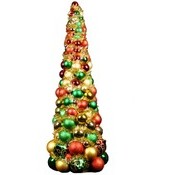 3' Multi Colored Ornament Tree Wholesale Bulk