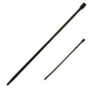 Zip Ties, 12" Black, polybag