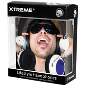 White/ Purple Lifestyle Headphones