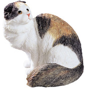 Scottish Fold Longhair Figurine