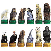 Chess Set - Endangered Species