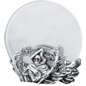 Grim Reaper Pewter Candleholder