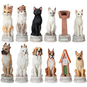 Chess Set - Dog Vs. Cat Set
