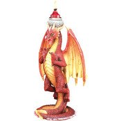 Red Dragon Candleholder