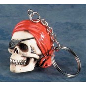 Pirate W/ Bandana Key Chain (Pack Of 12)