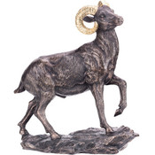 Bronze Bighorn Sheep Figurine