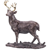 Bronze Deer Figurine