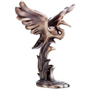 Figurine - Bronze Egret Landing