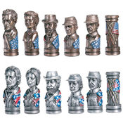 Chess Set - Civil War Bust