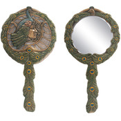Art Nouveau - Peacock Hand Mirror