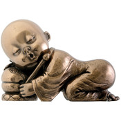 3.5" Figurine - Joyful  Monk -  Resting