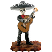 Figurine- Mariachi Band (Black)- Bassist
