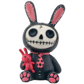 Furrybones Figurine - Black Bun-Bun