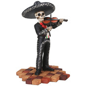Figurine- Mariachi Band (Black)- Male Violin Player