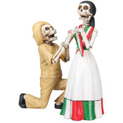 Figurine - Day of the Dead Courting Skulls