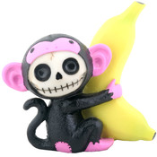 Furrybones Figurine - Black Munky