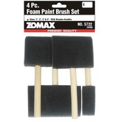 4 pc Foam Brush Set
