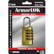 Combination Lock 4 Dial - 21mm
