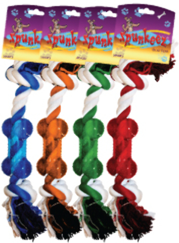 Wholesale Spunkeez Rope With Nubby Chew Dog Toys(24x$1.39)