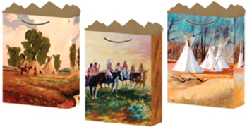 Wholesale Large Spirit of the West Gift Bag(48x$0.46)