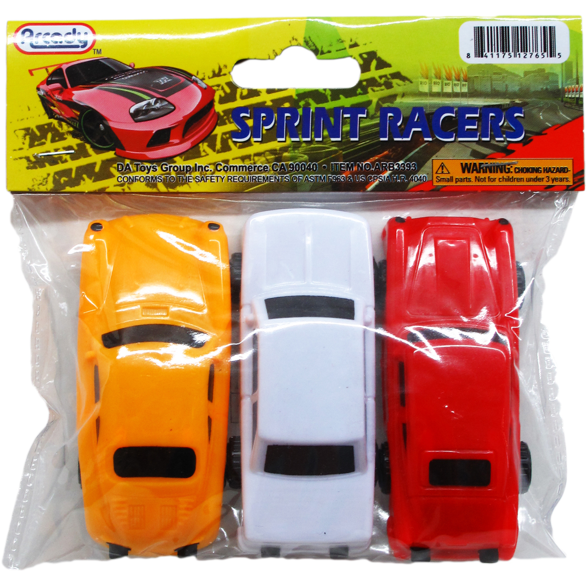 Wholesale Toy Action Cars - Assorted Colors, 3 Packs