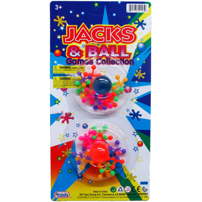 Wholesale Jacks Game Set - Rubber, 2 Balls, 20 Jacks