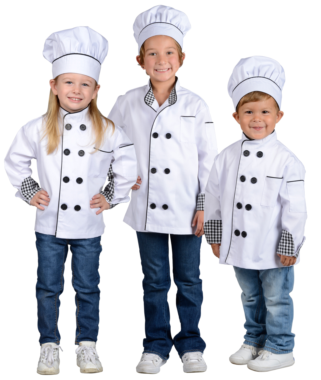 Wholesale Jr. Chef Jacket W / Hat, Size Large(6x$18.74)