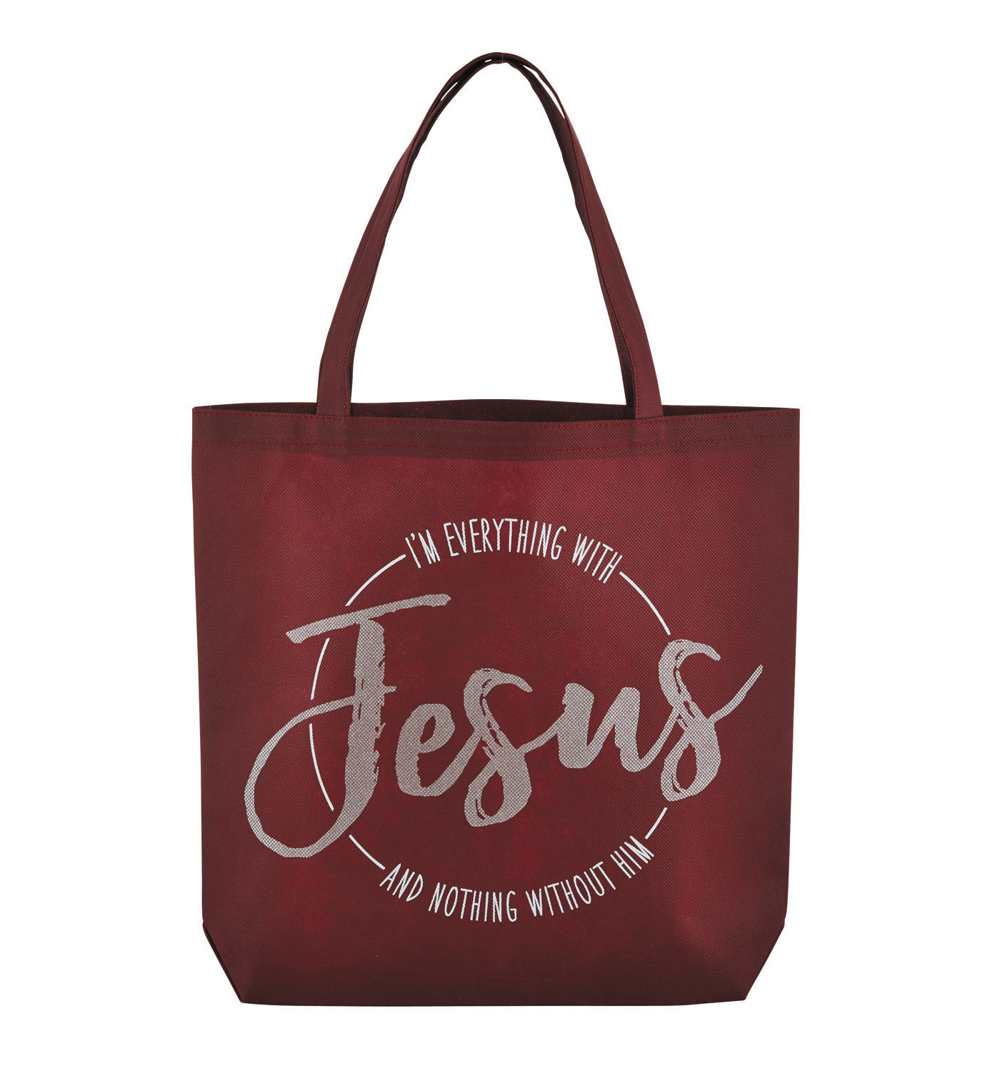 Wholesale I'm Everything with Jesus Tote Bag | DollarDays