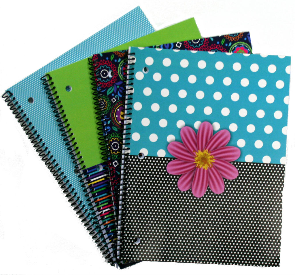 Wholesale Designer 1 Subject Notebooks (SKU 1988871) DollarDays