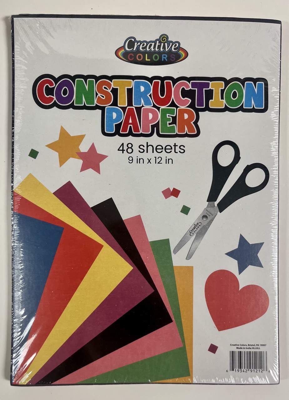 DDI 2289551 Construction Paper - 9" x 12" Case of 96