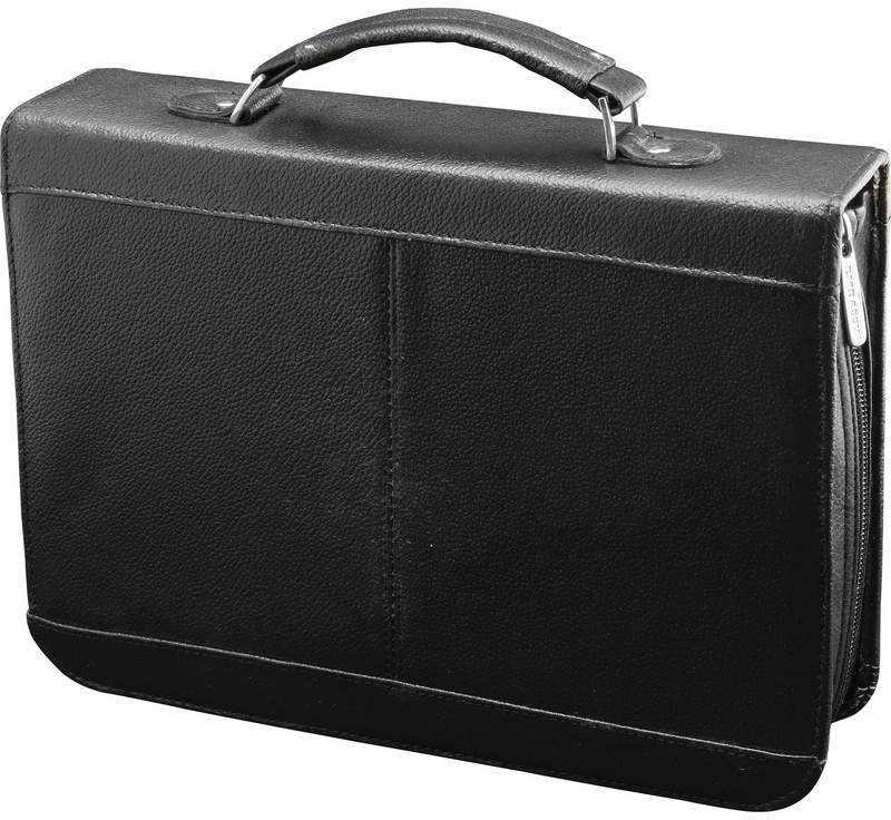 Embassy(TM) Solid Genuine Cowhide Leather Travel Electronics Case