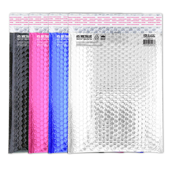 Wholesale 10.5" x 15" (#5) Metallic Bubble Mailer(24x$1.12)
