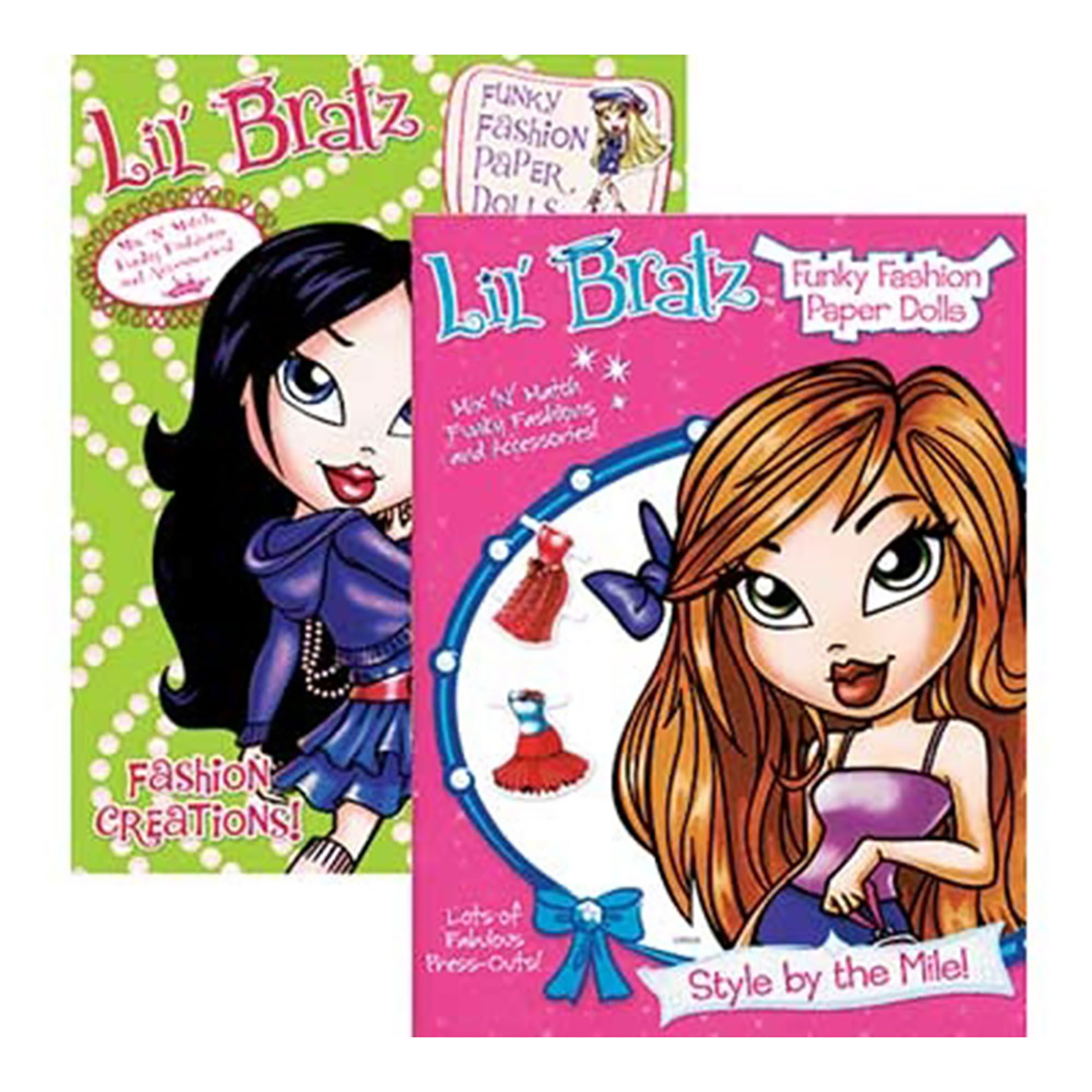 Wholesale LIL' BRATZ Funky Fashion Paper Dolls Book | DollarDays