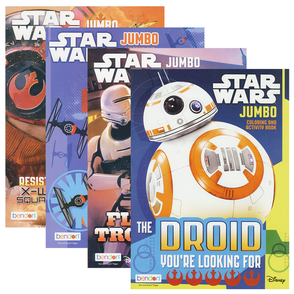 Wholesale Star Wars Jumbo Coloring and Activity Book(72x$1.13)
