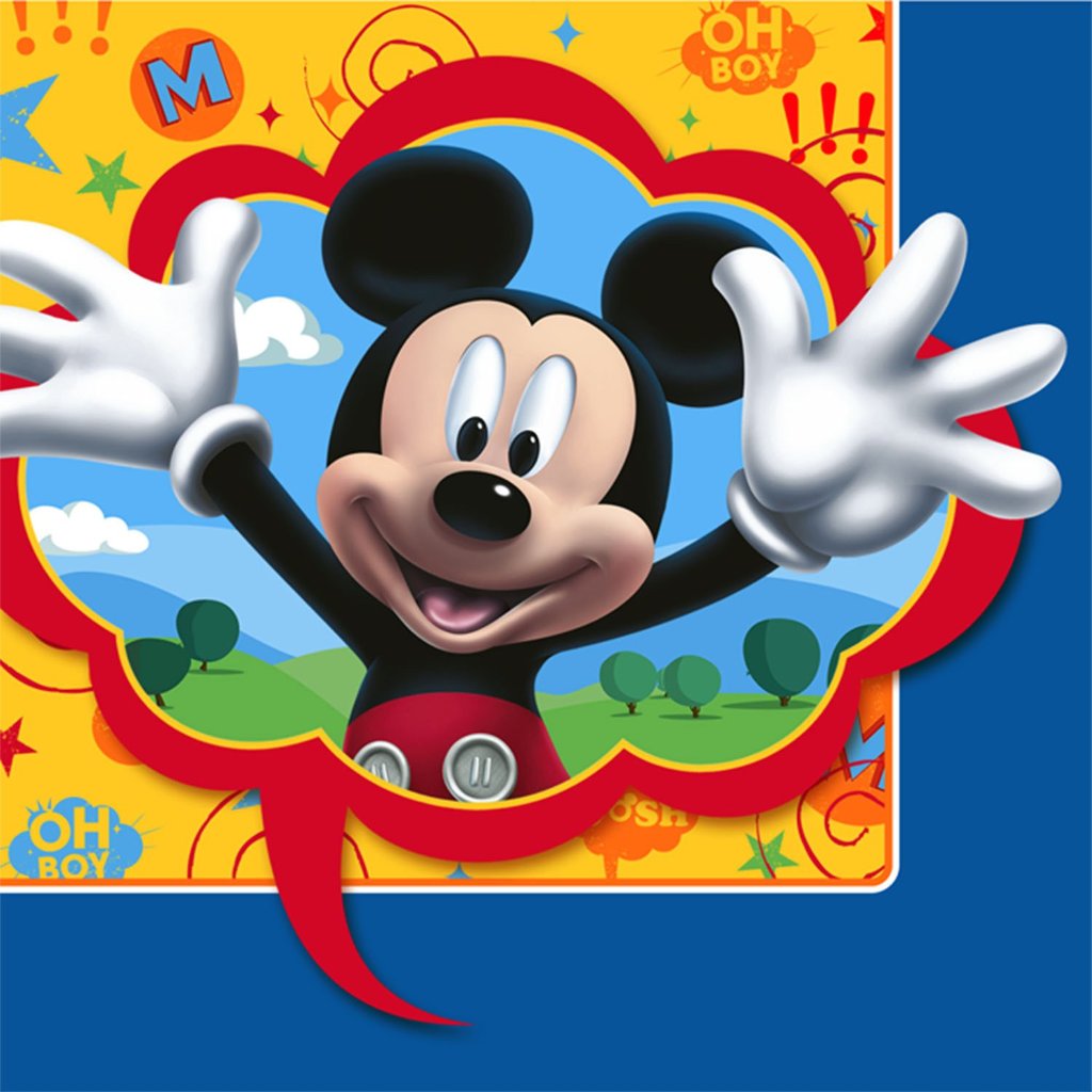 Wholesale Disney Mickey Fun and Friends Lunch Napkins (16)