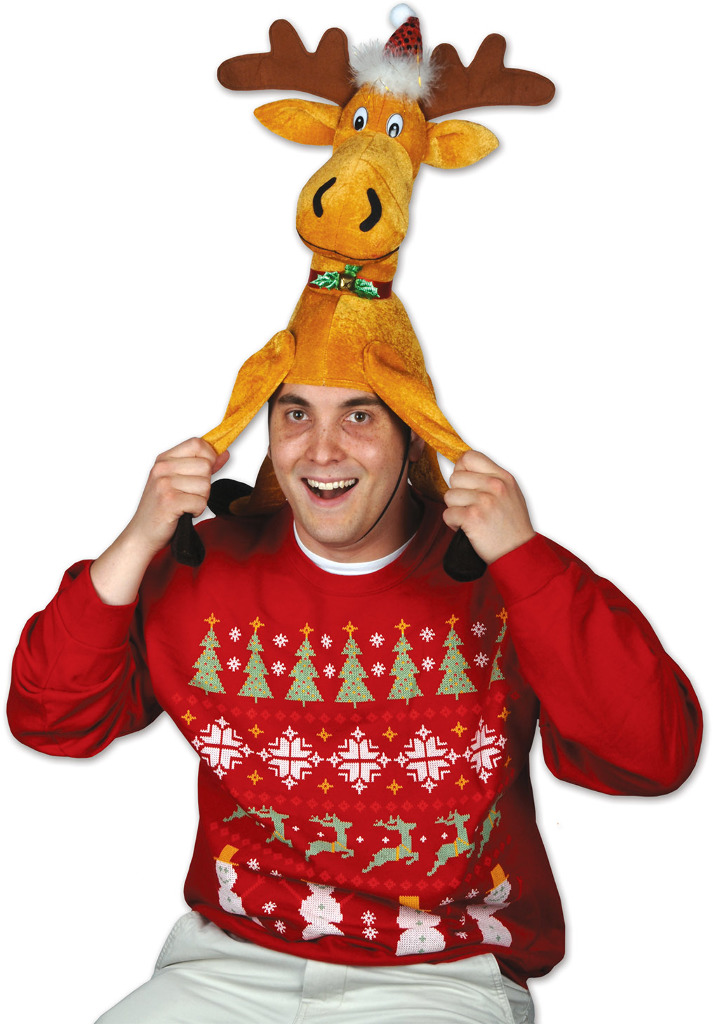 mpany 20705 Plush Christmas Moose Hat - Pack of 6