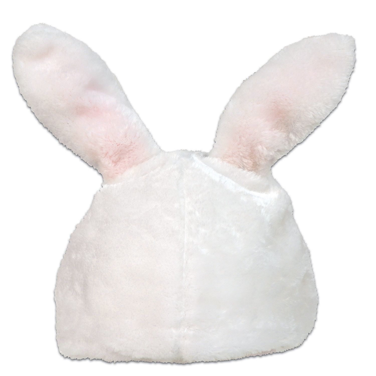 Wholesale Plush Bunny Hats - White & Pink