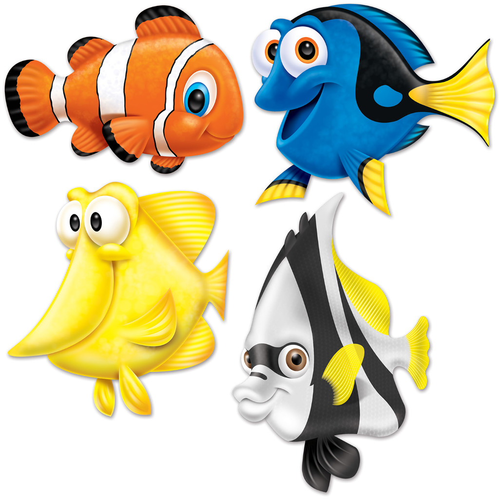 Under the Sea Fish Cutouts - Printed 2 Sides #16125(12x$3.08)