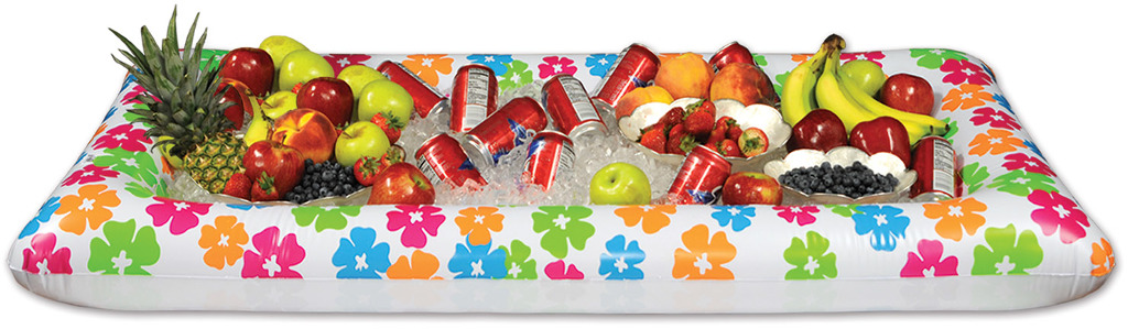 Beistle 4 5 3/4 x 28 Inflatable Luau Buffet Cooler | Quill