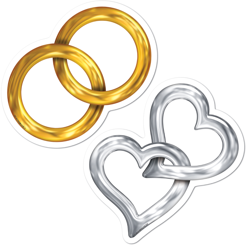 DDI 1906428 Mini Wedding Cutouts Case of 24