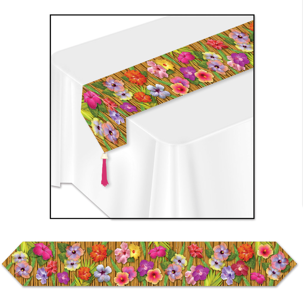 Tropical Hibiscus Table Runner by Windy City Novelties