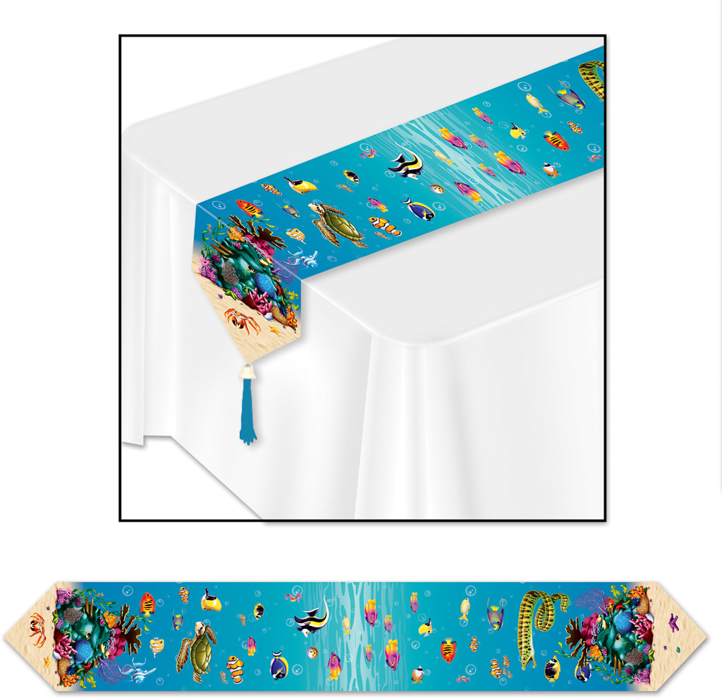 Wholesale Printed Under the Sea Table Runner(24x$2.47)