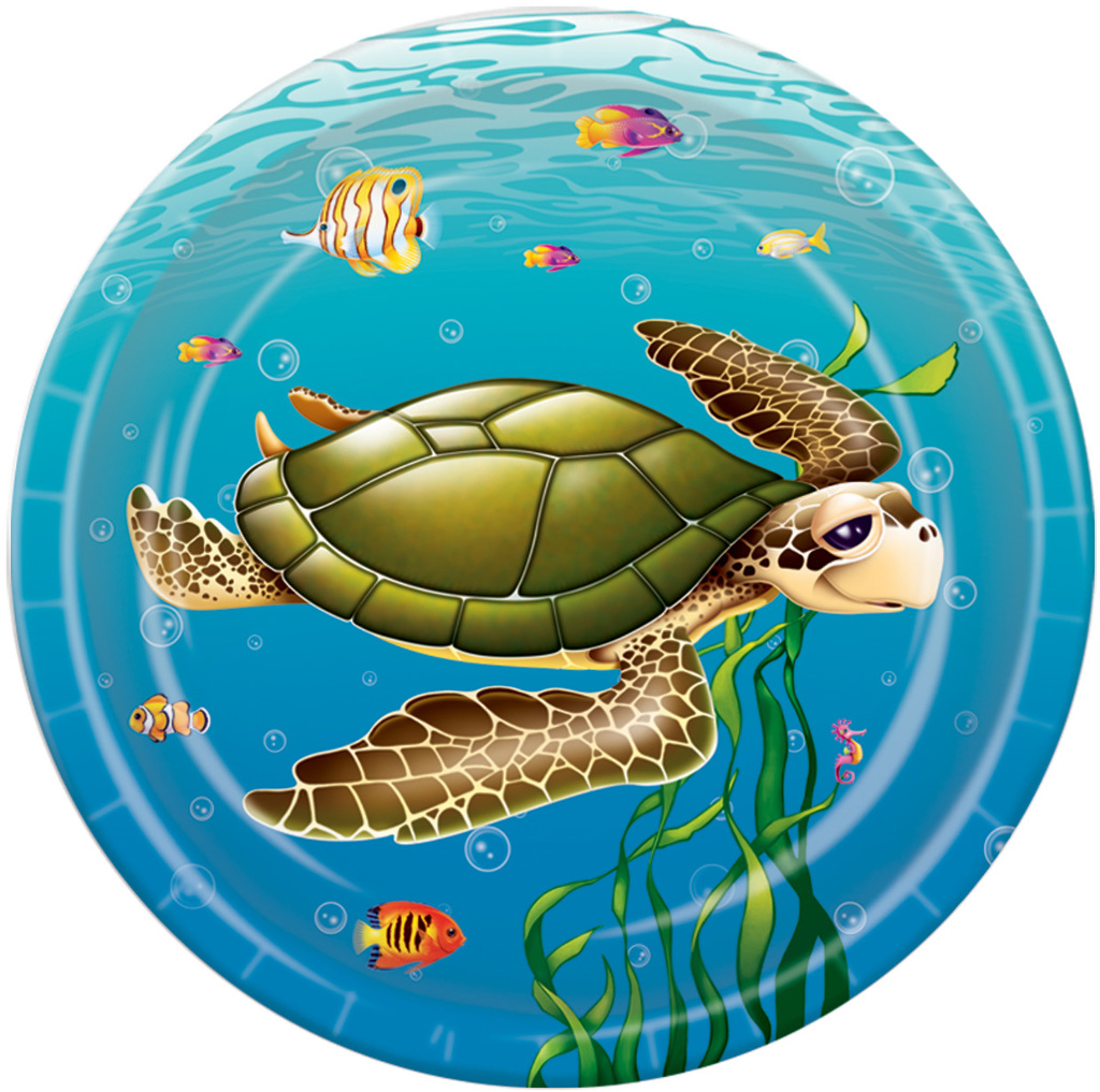 Wholesale Under the Sea Plates #16085(24x$1.81)