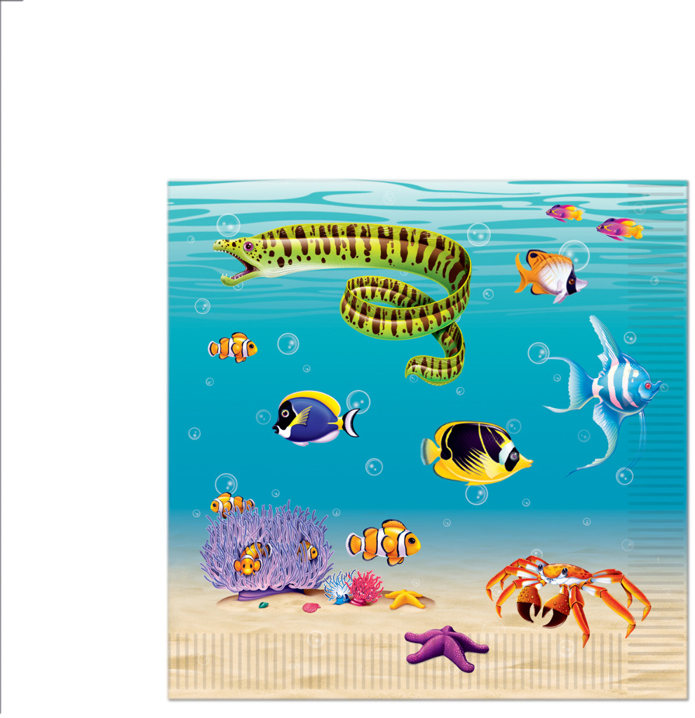 Wholesale Under the Sea Luncheon Napkins(24x$2.32)