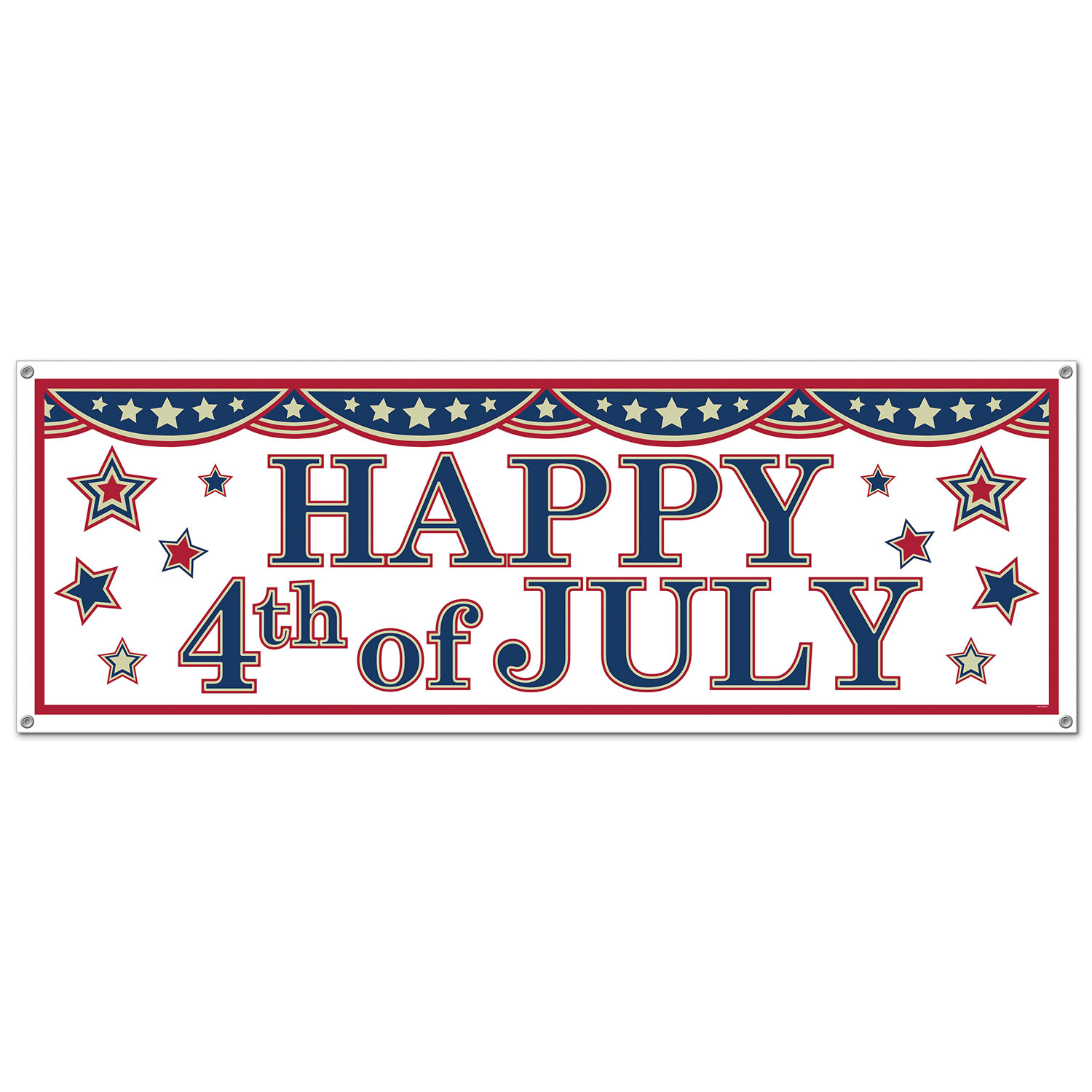 Wholesale Fourth of July Banners - 5' x 21