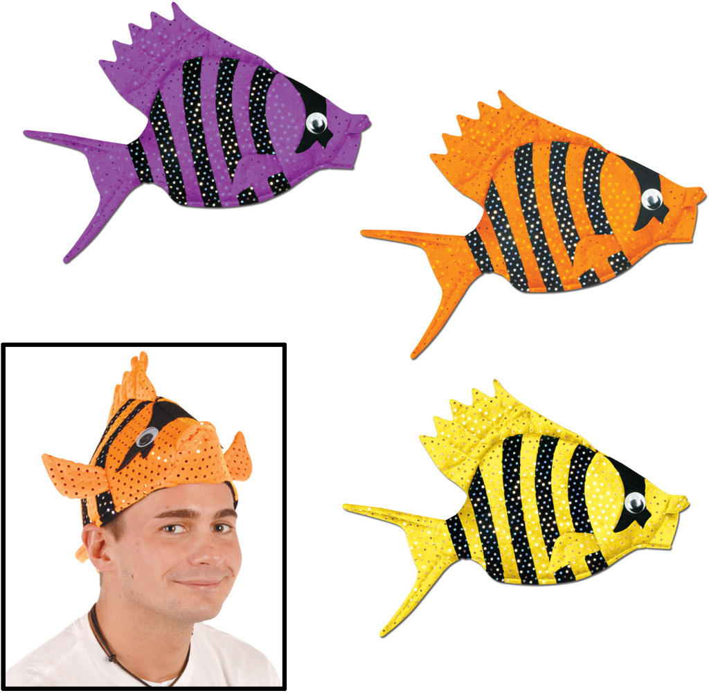Beistle 60715 - Luau Fish Hats - Pack of 6