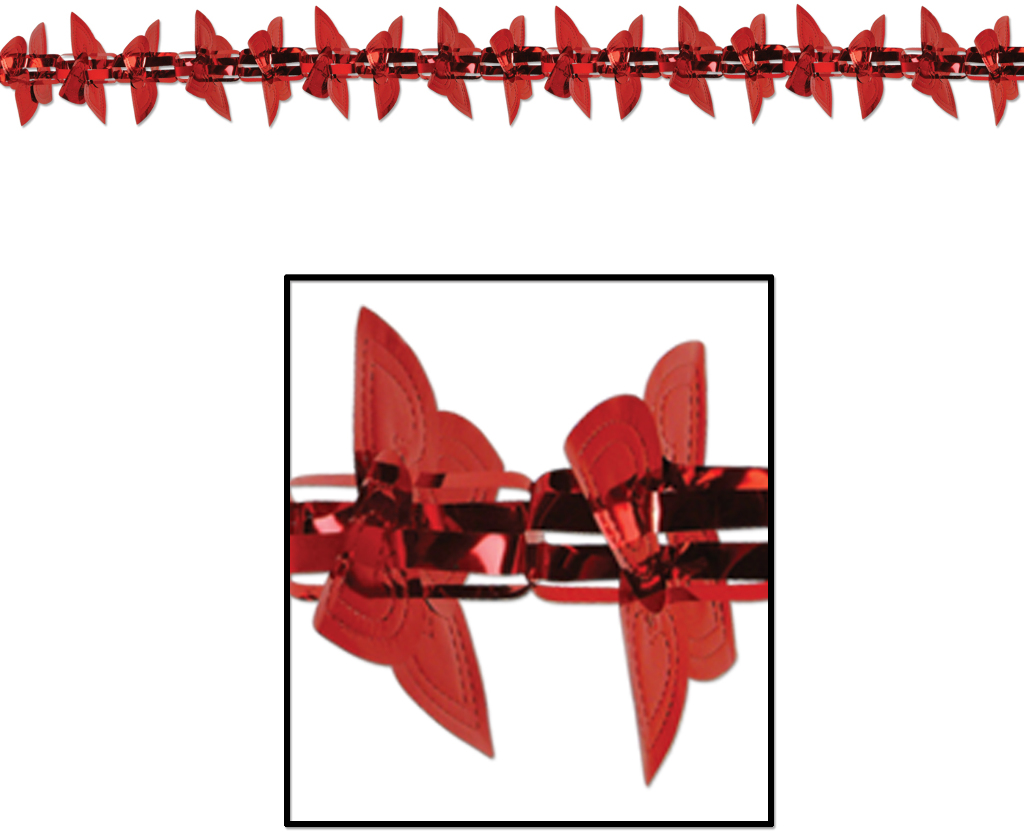 Beistle 9Ft Red Heart Garland Column | 9 ft