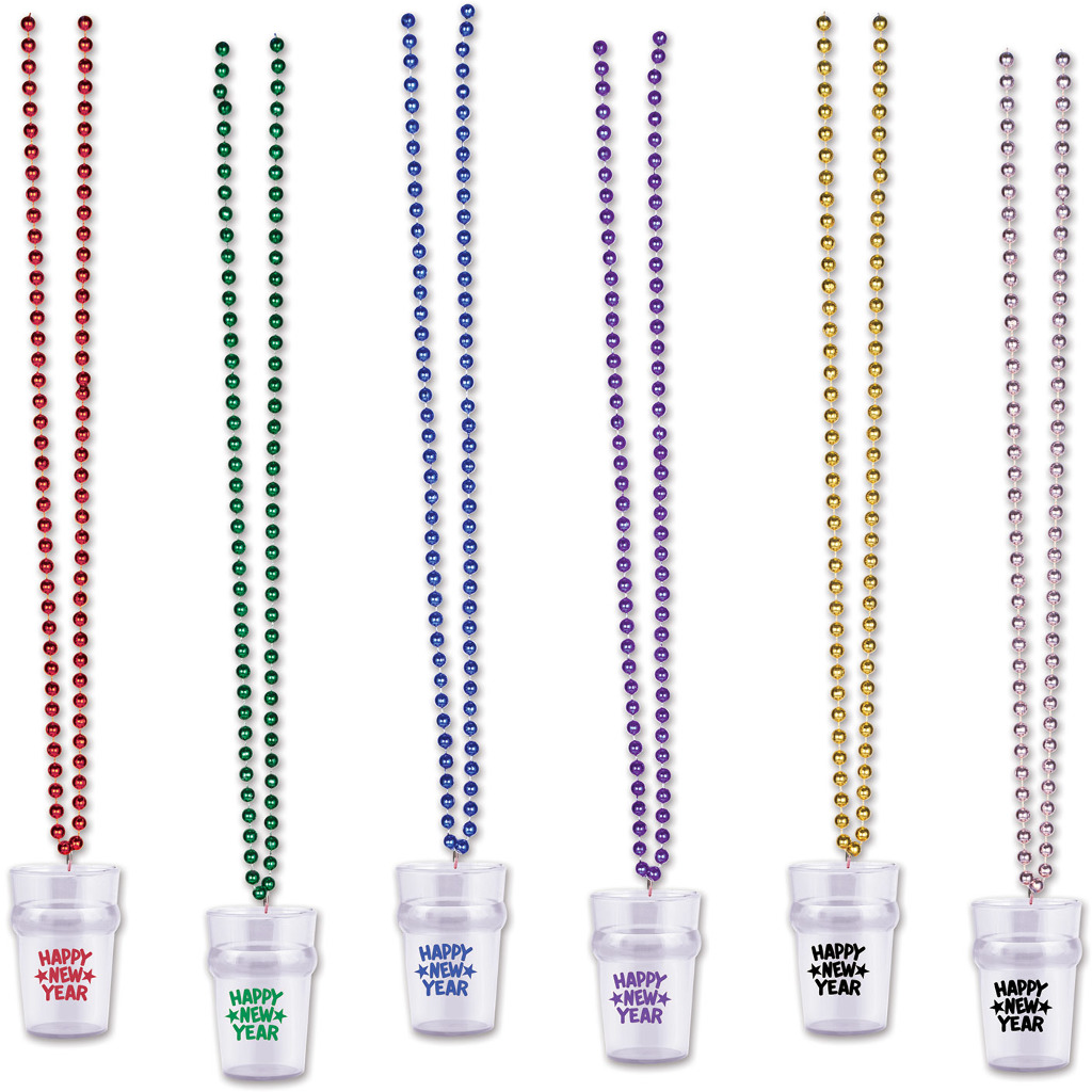 Wholesale Beads With Happy New Year Glass(24x$1.67)