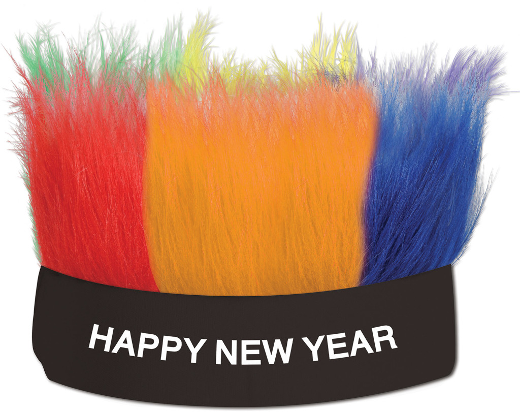 mpany 80730 Happy New Year Hairy Headband - Pack of 12