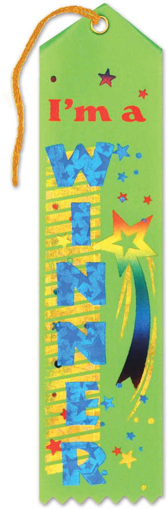 Wholesale I'm a Winner Award Ribbon(36x$1.13)